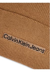 Calvin Klein Czapka Inst Embro K50K512452 Beżowy. Kolor: beżowy. Materiał: materiał, bawełna