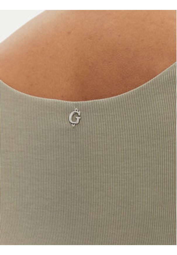 Guess Top W5GP22 KAQL2 Zielony Regular Fit. Kolor: zielony