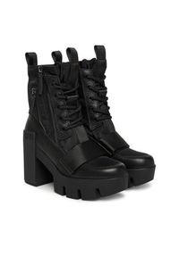 United Nude Trzewiki Grip Combat Mid 1096201165 Czarny. Kolor: czarny. Materiał: skóra #5