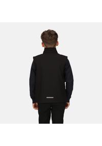Regatta - Kamizelka softshell Kids Ablaze. Kolor: czarny. Materiał: softshell #1