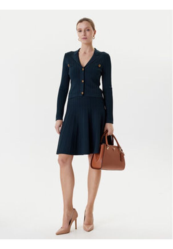 Guess Kardigan W5YR11 Z0130 Zielony Regular Fit. Kolor: zielony. Materiał: wiskoza