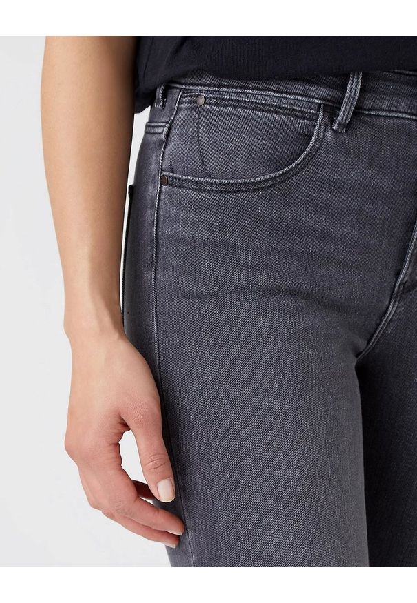 Wrangler - WRANGLER HIGH RISE SKINNY DAMSKIE SPODNIE JEANSOWE SOFT SMOKE W27HZJ29U 112144779