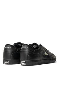 Sneakersy męskie czarne Lacoste Court Master 0120 1 Cma. Kolor: czarny. Materiał: dzianina. Sezon: lato. Sport: bieganie #3