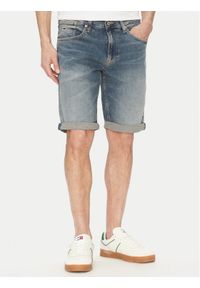 Tommy Jeans Szorty jeansowe DM0DM20948 Niebieski Regular Fit. Kolor: niebieski. Materiał: bawełna