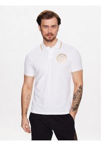 Polo Just Cavalli. Typ kołnierza: polo. Kolor: biały #1