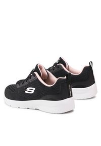 skechers - Skechers Sneakersy Hip Star 149544/BKPK Czarny. Kolor: czarny. Materiał: materiał