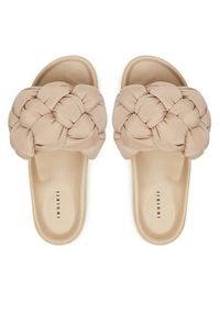 Inuikii Klapki Puffer Braided 70103-177 Beżowy. Kolor: beżowy. Materiał: materiał #5