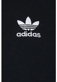 adidas Originals bluza bawełniana Adicolor HC2064 damska kolor czarny z aplikacją HC2064-BLACK. Kolor: czarny. Materiał: bawełna. Długość rękawa: długi rękaw. Długość: długie. Wzór: aplikacja #2