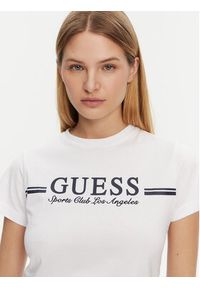 Guess T-Shirt V5GI03 I3Z14 Biały Regular Fit. Kolor: biały. Materiał: bawełna #4