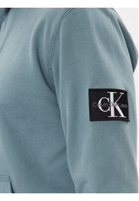 Calvin Klein Jeans Bluza Badge Hoodie J30J323430 Niebieski Regular Fit. Kolor: niebieski. Materiał: bawełna