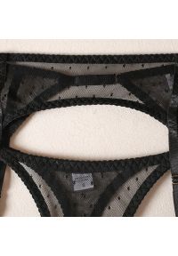 Intica - Komplet bielizny z siateczki z regulowanymi ramiączkami Gohar. Kolor: czarny. Materiał: materiał #5