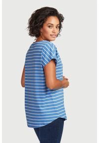 Cellbes - T-shirt w dwupaku 2 sztuki. Kolor: wielokolorowy, niebieski, biały. Materiał: jersey. Długość rękawa: krótki rękaw. Długość: krótkie. Wzór: gładki