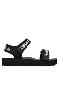 Versace Jeans Couture Sandały 80VA3SX4 ZS630 Czarny. Kolor: czarny. Materiał: syntetyk #3