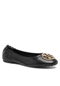 Tory Burch Baleriny Claire Ballet 147379 Czarny. Kolor: czarny. Materiał: skóra