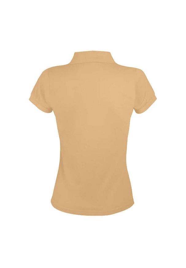 SOL'S - Damska Koszulka Polo Prime. Typ kołnierza: polo. Kolor: beżowy