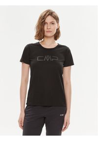 CMP Koszulka techniczna 39T5676P Czarny Regular Fit. Kolor: czarny. Materiał: syntetyk #1