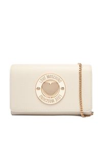 Love Moschino - LOVE MOSCHINO Torebka JC4368PP0NKG0110 Écru. Materiał: skórzane