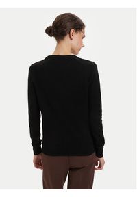 Beverly Hills Polo Club Sweter P-SS26W-M536563 Czarny Regular Fit. Typ kołnierza: polo. Kolor: czarny. Materiał: bawełna #4