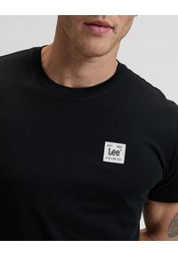 Lee - MĘSKA KOSZULKA LEE WOVEN LABEL TEE BLACK 112376536 #6