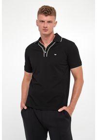 Emporio Armani - Polo męskie z logo EMPORIO ARMANI. Typ kołnierza: polo #1