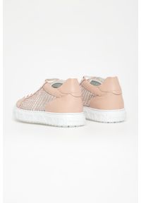 CESARE CASADEI - Sneakersy damskie skórzane CASADEI. Materiał: skóra #4