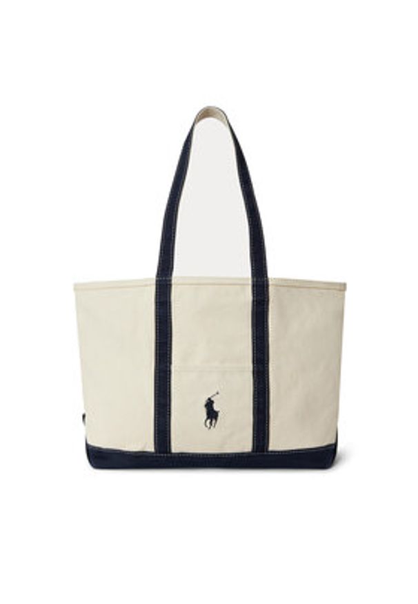 Polo Ralph Lauren Torebka 405P02124001 Kremowy. Kolor: kremowy. Materiał: materiał