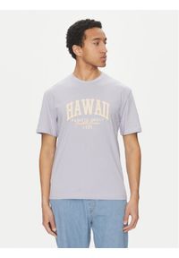 Jack & Jones - Jack&Jones T-Shirt Detroit 12268441 Fioletowy Relaxed Fit. Kolor: fioletowy. Materiał: bawełna