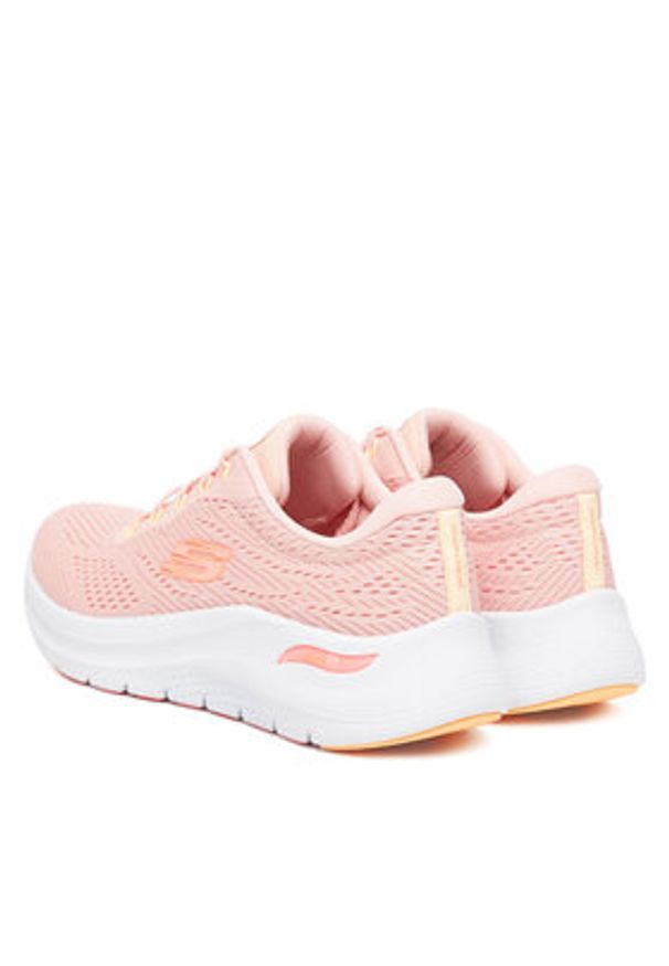 skechers - Skechers Sneakersy Arch Fit 2.0-Big League 150051/PKMT Różowy. Kolor: różowy. Materiał: materiał