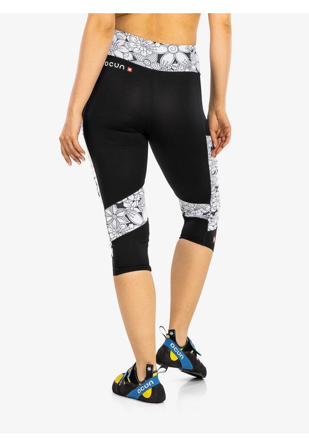 OCUN - Legginsy wspinaczkowe damskie Ocun Rhea 3/4 Leggings. Kolor: czarny