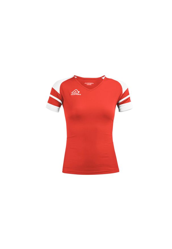 ACERBIS - Koszulka dziewczęca Acerbis Kemari. Kolor: czerwony, biały, wielokolorowy. Materiał: materiał. Sport: piłka nożna