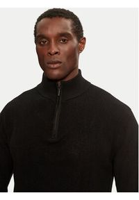 Brave Soul Sweter MK-610HASTINGS Czarny Regular Fit. Kolor: czarny. Materiał: bawełna #5