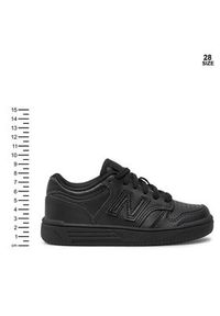 New Balance Sneakersy PSB4803B Czarny. Kolor: czarny. Materiał: skóra #8