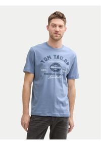 Tom Tailor T-Shirt 1037735 Niebieski Regular Fit. Kolor: niebieski. Materiał: bawełna