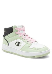 Champion Sneakersy Rebound 2.0 Mid S11471-WW026 Zielony. Kolor: zielony. Materiał: skóra
