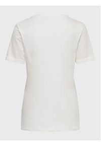 only - ONLY T-Shirt Kita 15244714 Biały Regular Fit. Kolor: biały. Materiał: bawełna
