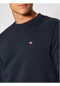Napapijri Bluza Balis Crew NP0A4FQW Granatowy Regular Fit. Kolor: niebieski. Materiał: bawełna #3