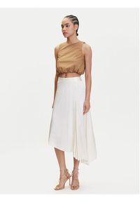 Marella Top Chiatta 2515161132 Brązowy Regular Fit. Kolor: brązowy. Materiał: bawełna
