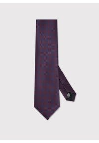 Pako Lorente - PAKO LORENTE – Krawat męski w bordowy wzór. Okazja: na spotkanie biznesowe. Kolor: czerwony. Materiał: poliester. Styl: biznesowy #1