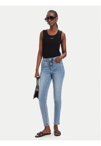 Liu Jo Sport Top TA6097 J4822 Czarny Slim Fit. Kolor: czarny. Materiał: bawełna. Styl: sportowy #5