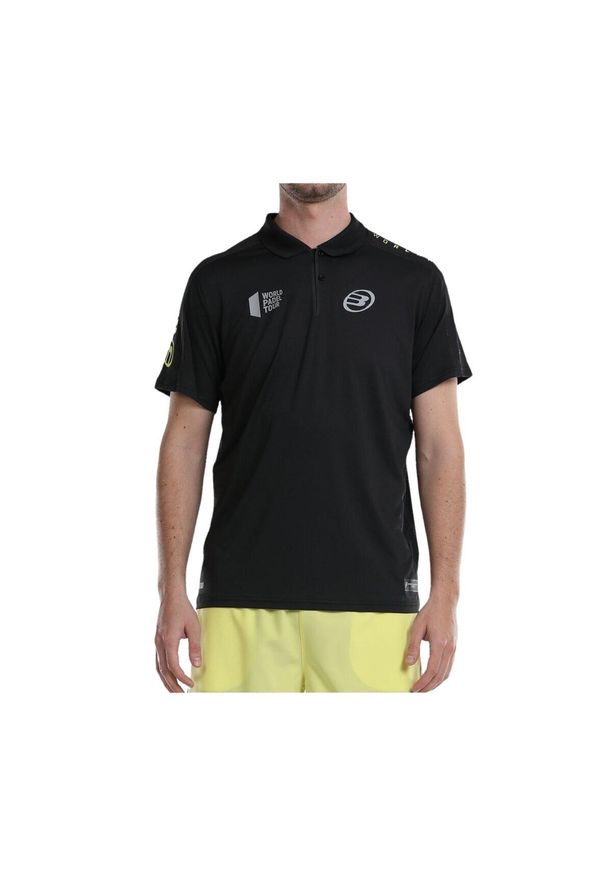 Koszulka Polo z krótkim rękawem Męska Bullpadel Liceo Czarny. Typ kołnierza: polo. Kolor: czarny. Długość rękawa: krótki rękaw. Długość: krótkie