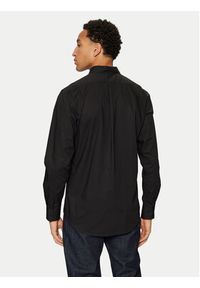 United Colors of Benetton - United Colors Of Benetton Koszula 5KQRUQ04B Czarny Regular Fit. Kolor: czarny. Materiał: bawełna #2