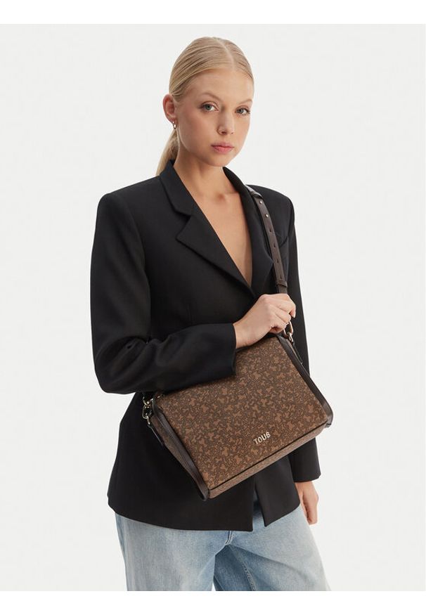 Tous - TOUS Torebka 2002380243 Brązowy. Kolor: brązowy. Materiał: skórzane