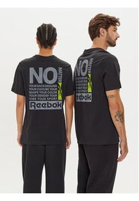 Reebok T-Shirt Unisex Not A Spectator 100075624 Czarny Relaxed Fit. Kolor: czarny. Materiał: bawełna #4