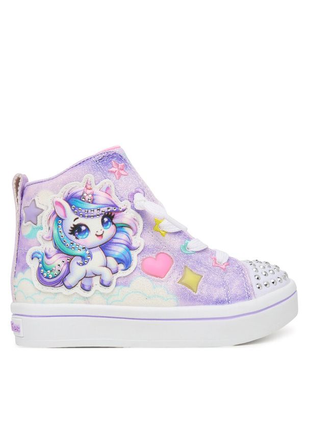 skechers - Sneakersy Skechers. Kolor: fioletowy
