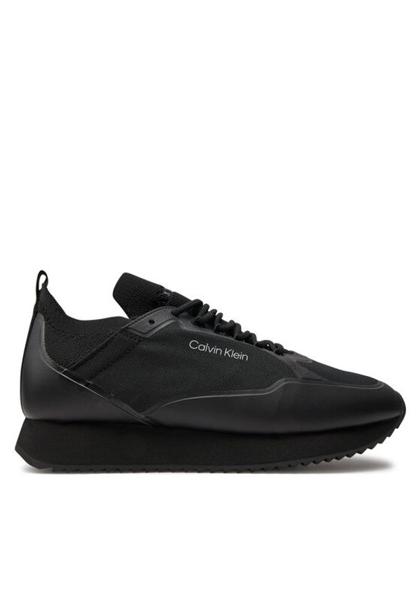 Calvin Klein Sneakersy Low Top Lace Up Nylon HM0HM00921 Czarny. Kolor: czarny. Materiał: nylon