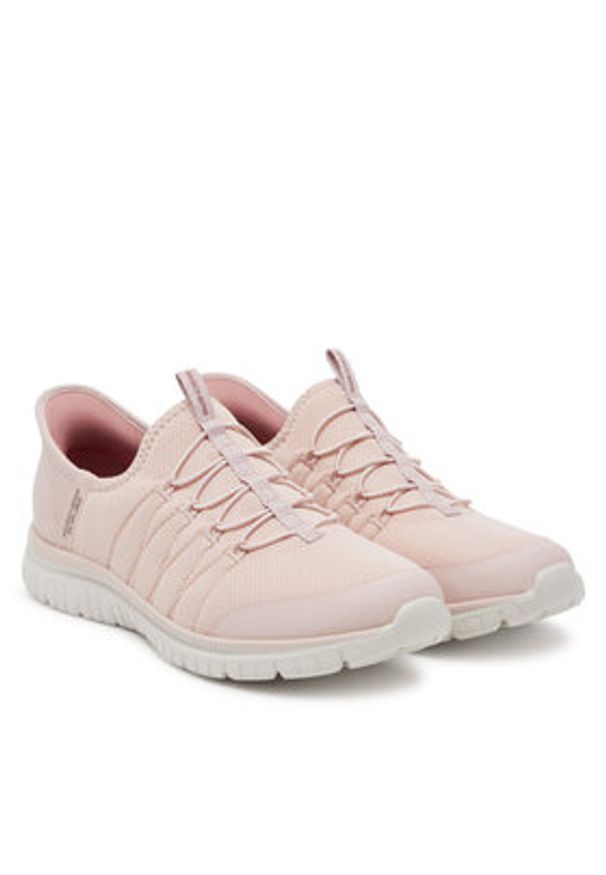 skechers - Skechers Sneakersy Virtue-Glow 104426/ROS Różowy. Kolor: różowy. Materiał: materiał