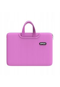BWOO neoprenowa torba na laptopaz uchwytem 15" różowa. Kolor: różowy. Materiał: neopren #1