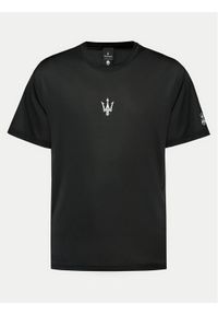 North Sails T-Shirt 453022 Czarny Regular Fit. Kolor: czarny. Materiał: syntetyk