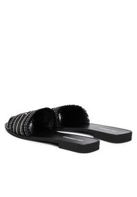 Karl Lagerfeld - KARL LAGERFELD Klapki Skoot III KL80411C Czarny. Kolor: czarny. Materiał: materiał #4