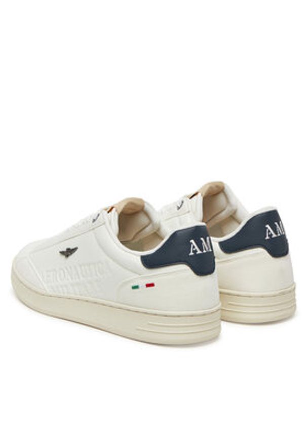 Aeronautica Militare Sneakersy 251SC306CT3385 Biały. Kolor: biały. Materiał: skóra